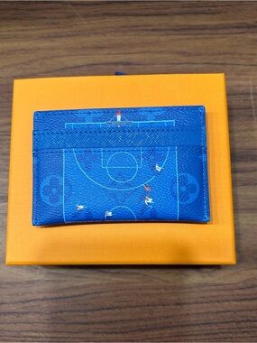 Louis Vuitton Blue Basketball Card Holder